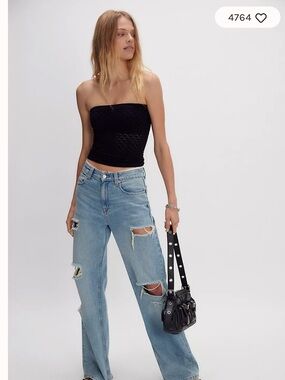 Free People Honey Textured Tube Top